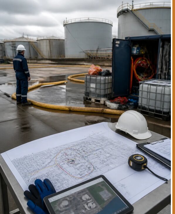 Разработка плана ликвидации разливов нефти в Рубцовске